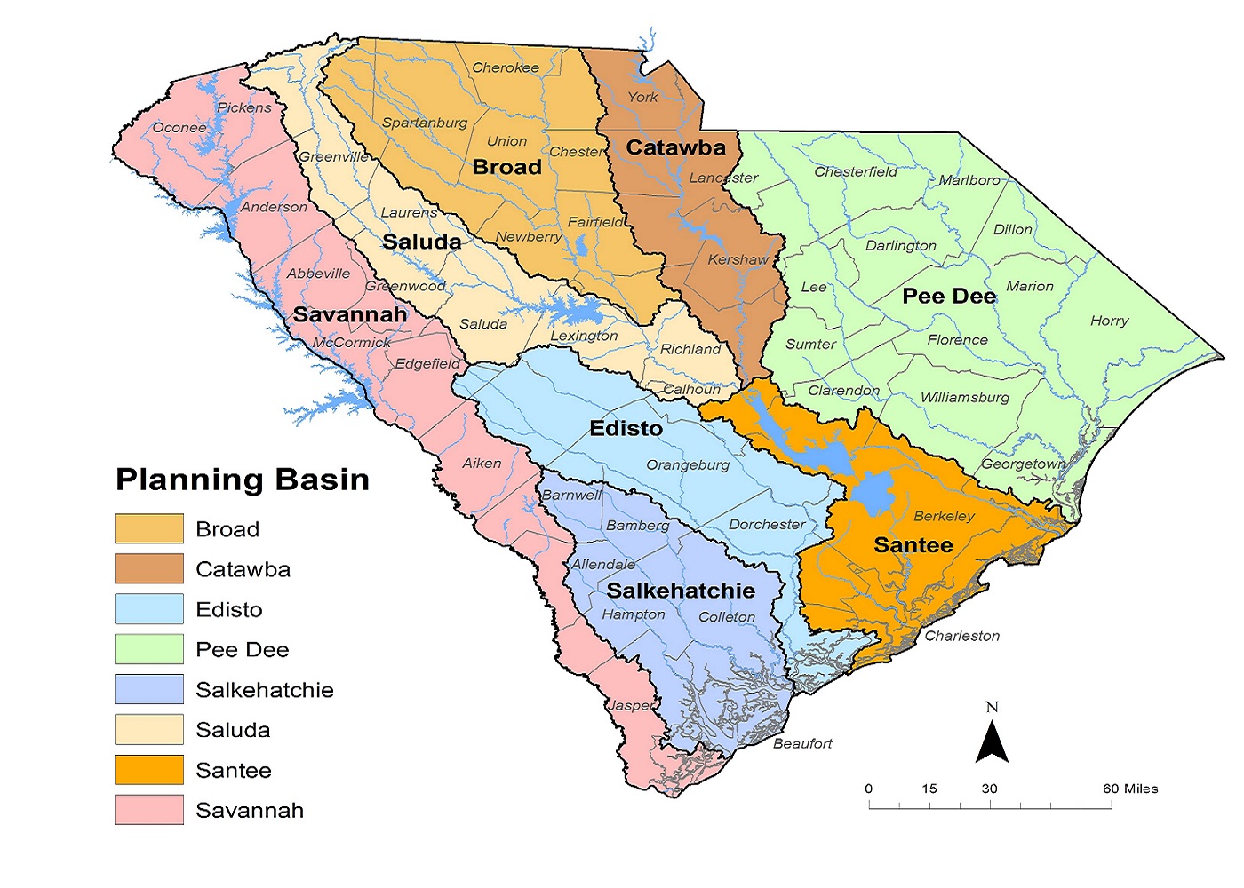 eight basins map